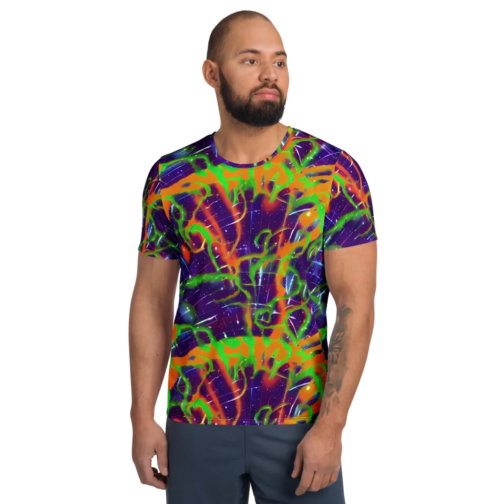 Galactic Acid on Men's Athletic T-Shirt — Front