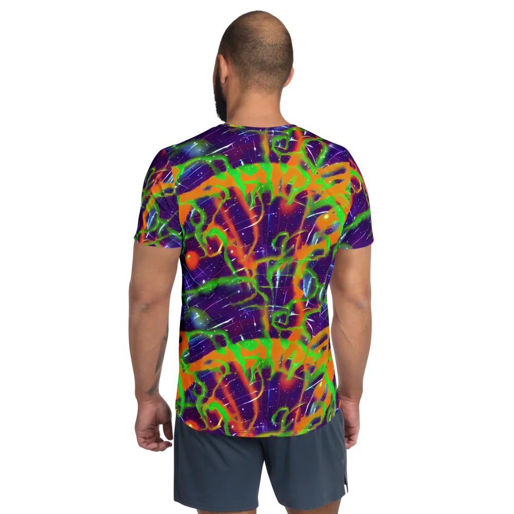 Galactic Acid on Men's Athletic T-Shirt — Back