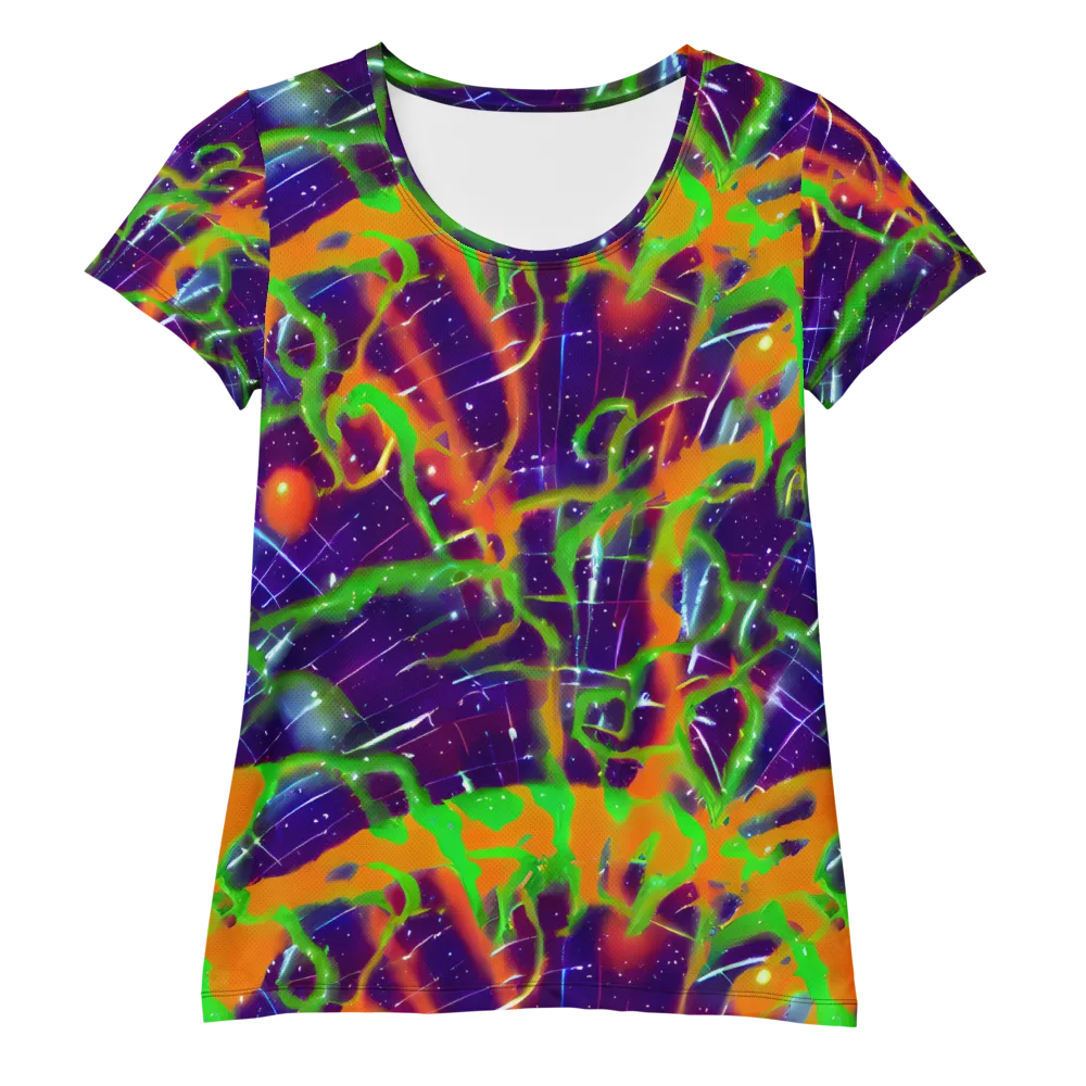 Galactic Acid on Women's Athletic T-Shirt — Front