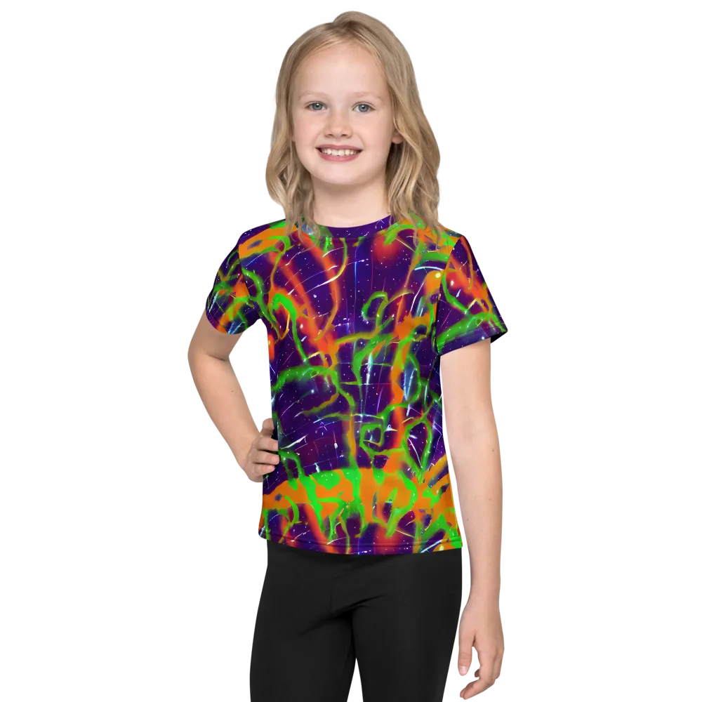 Galactic Acid on Kids Crew Neck T-Shirt — Front