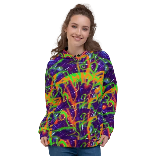 Galactic Acid on a Hoodie