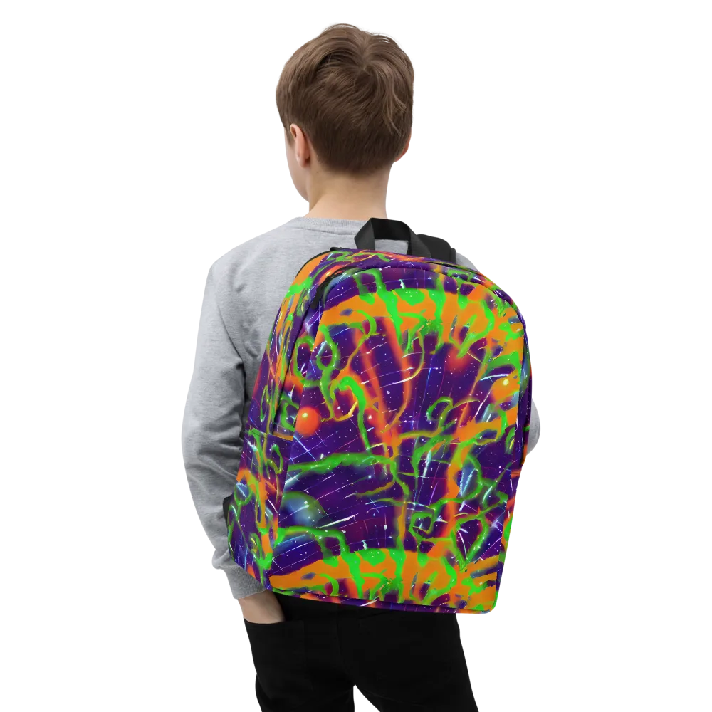 Galactic Acid on Minimalist Backpack — Zoomed-in