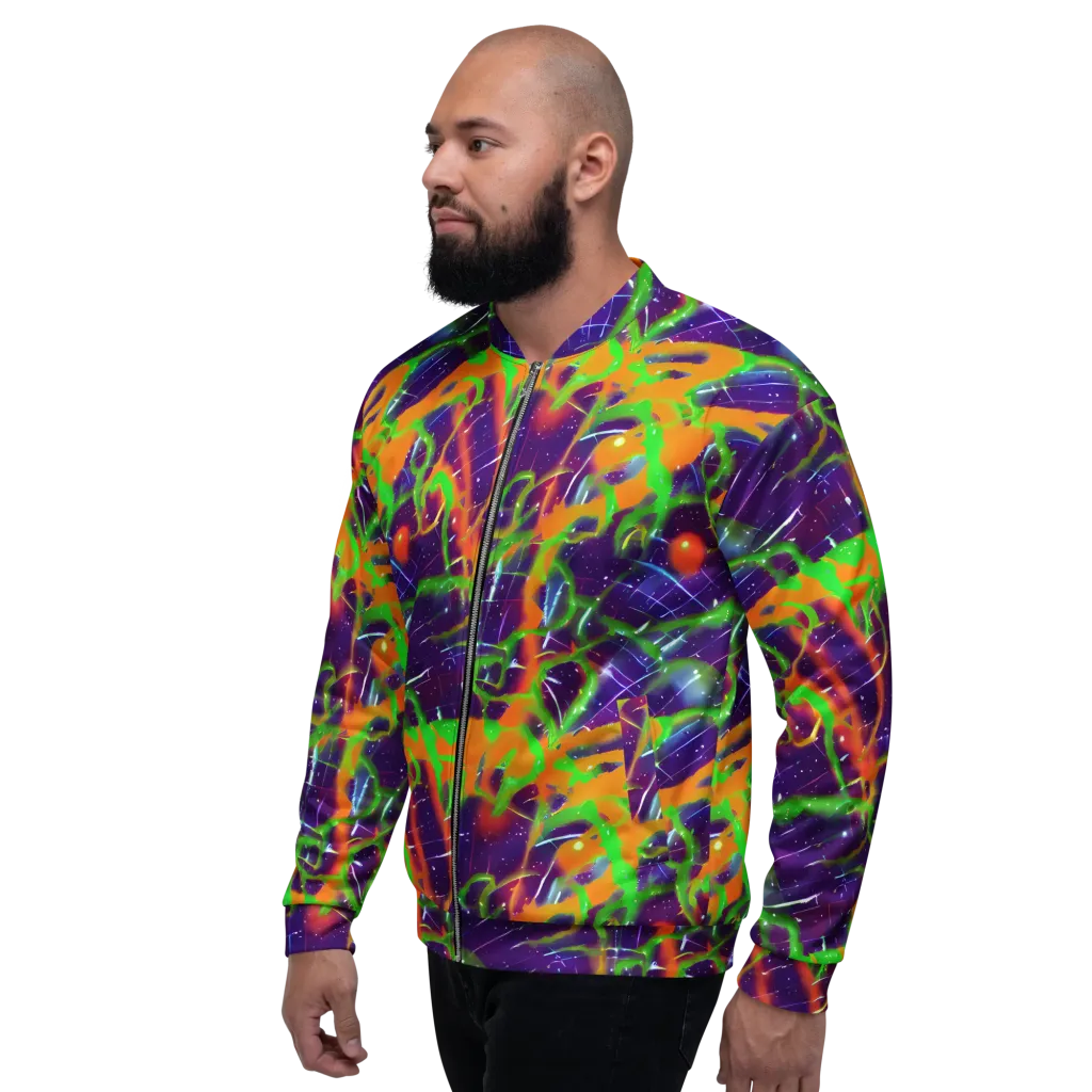 Galactic Acid on Bomber Jacket — Left