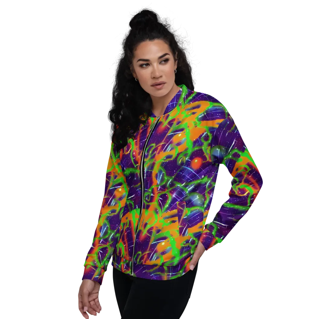 Galactic Acid on Bomber Jacket — Left