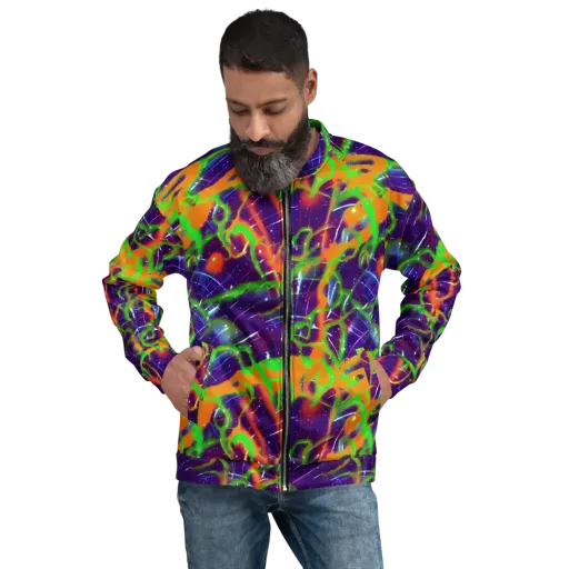 Galactic Acid on a Bomber Jacket