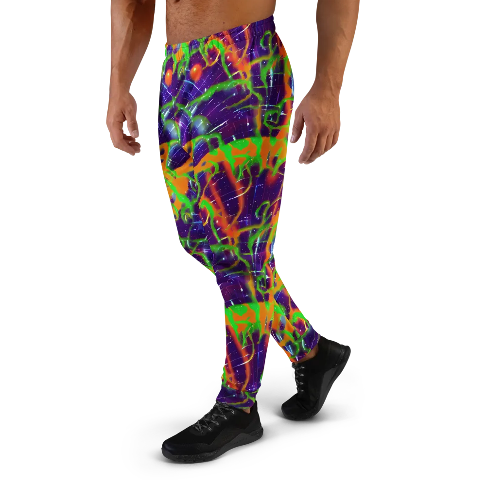 Galactic Acid on Men's Joggers — Left