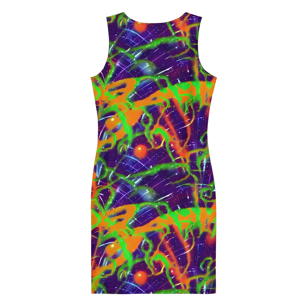 Galactic Acid on Bodycon Dress — Back