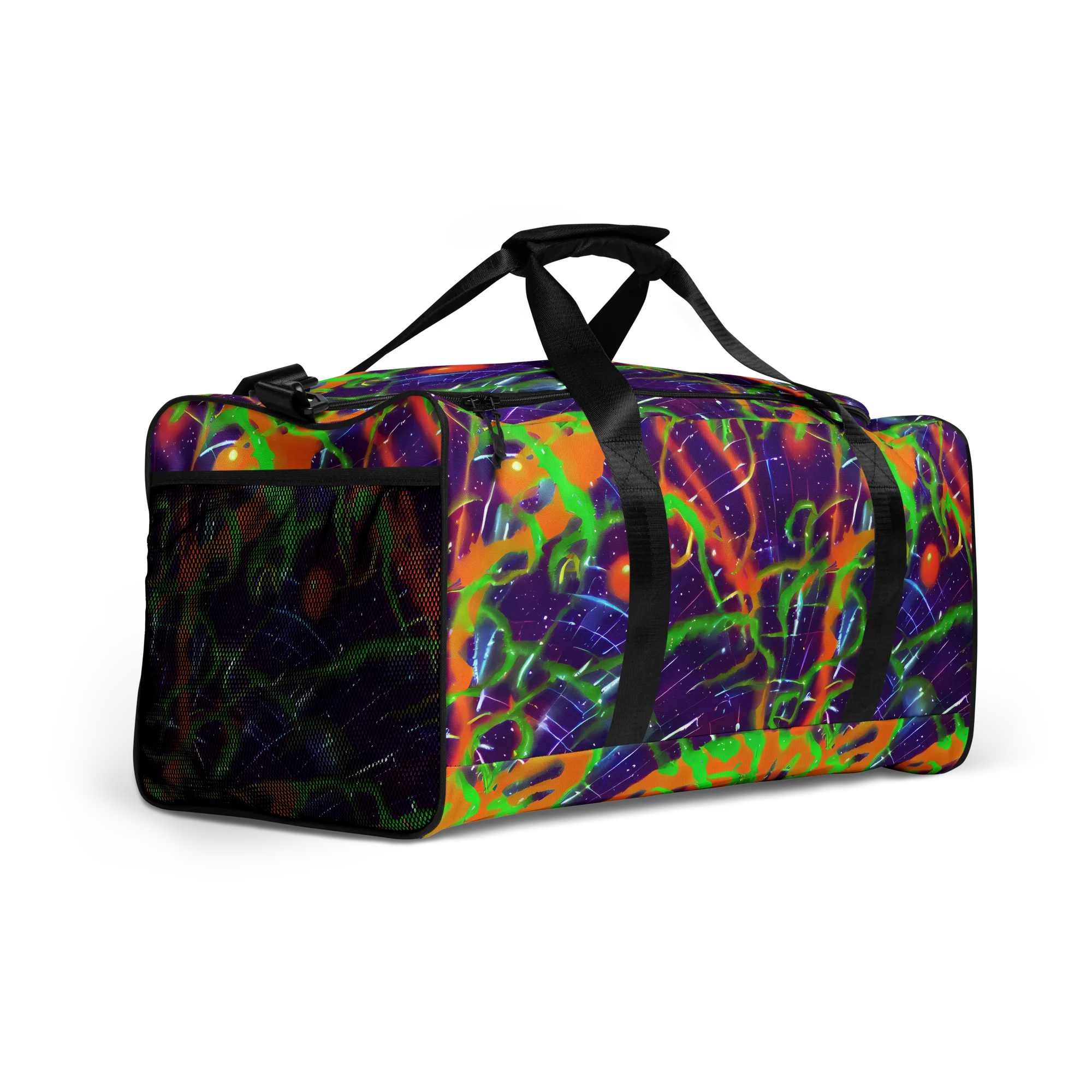 Galactic Acid on Duffle Bag — Right Front
