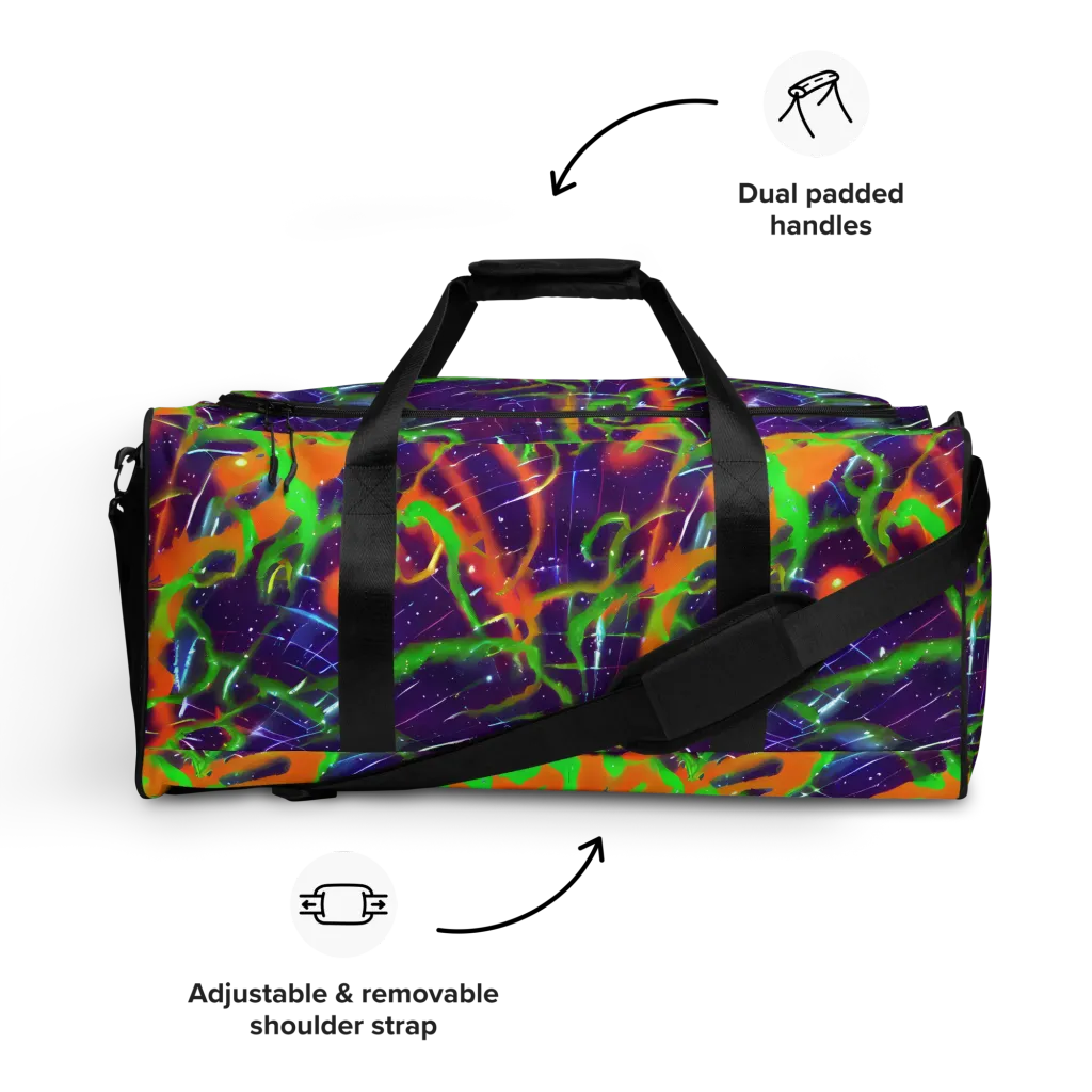 Galactic Acid on Duffle Bag — Front