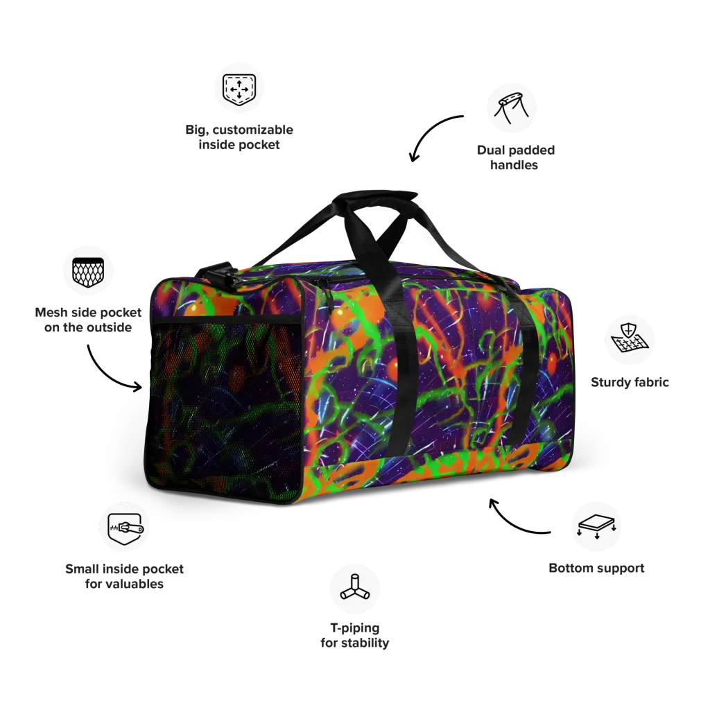 Galactic Acid on Duffle Bag — Right Front