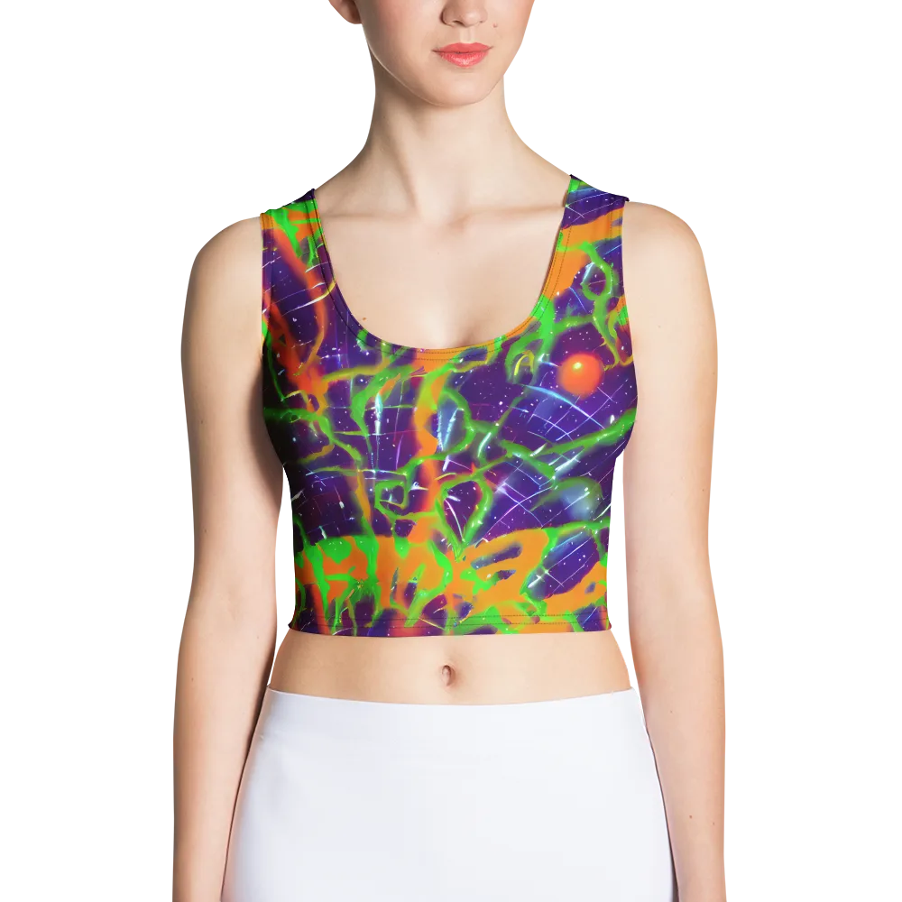 Galactic Acid on Crop Top — Front