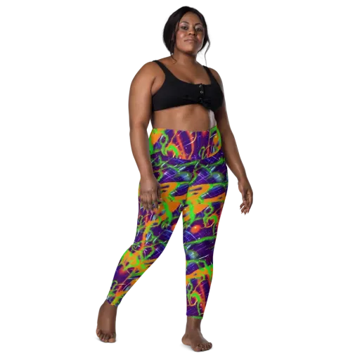 Galactic Acid on a Leggings with Pockets