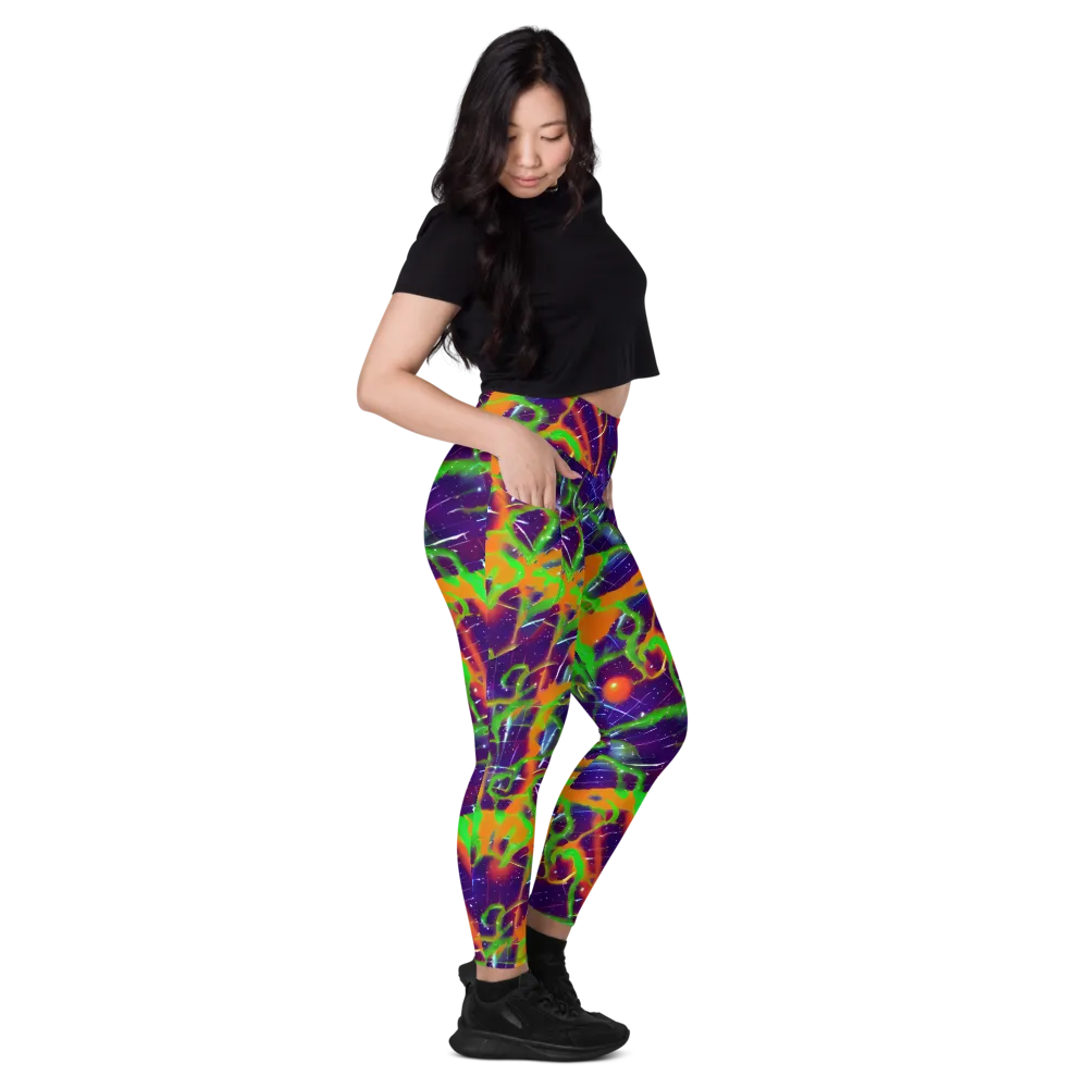 Galactic Acid on Leggings with Pockets — Right