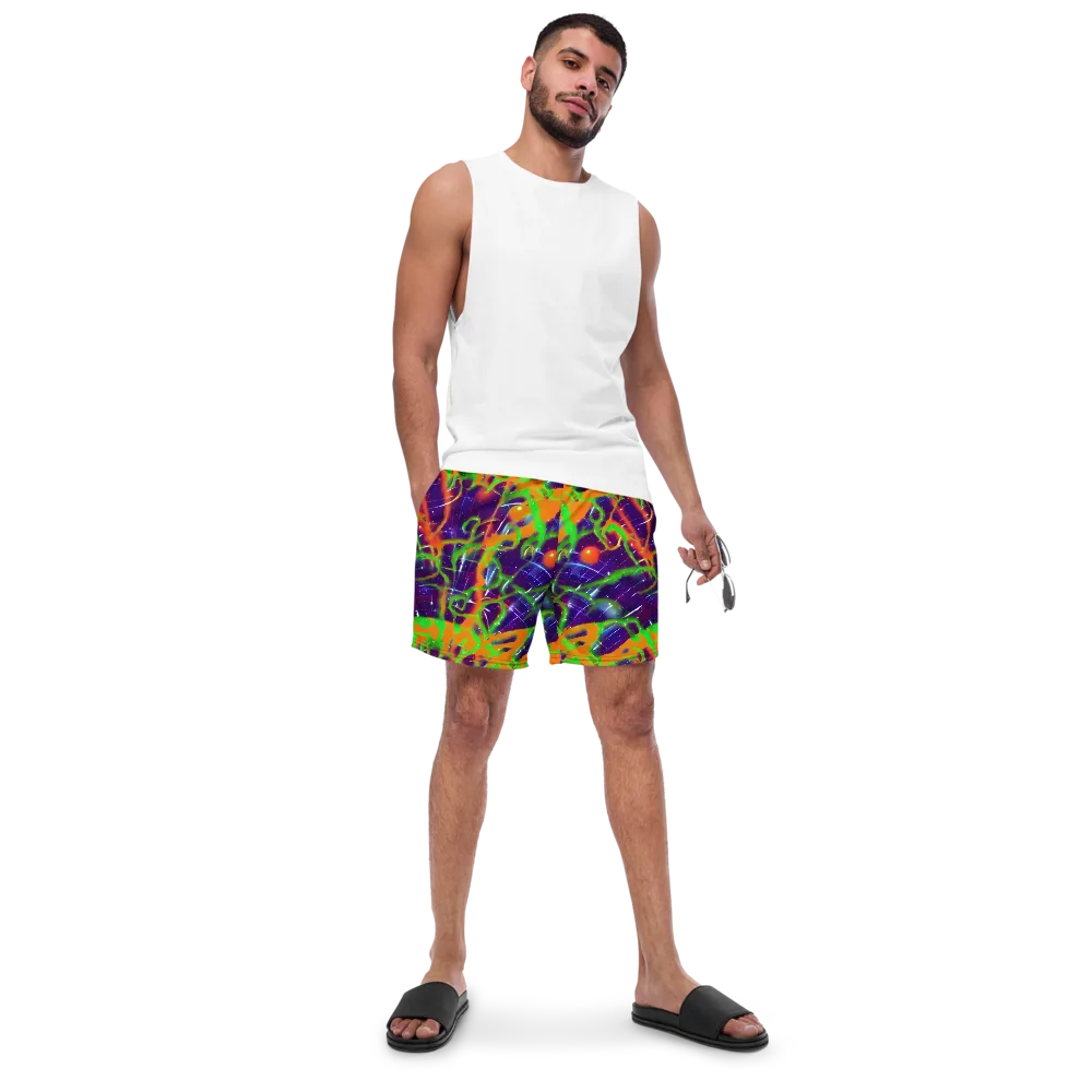 Galactic Acid on Swim Trunks — Front