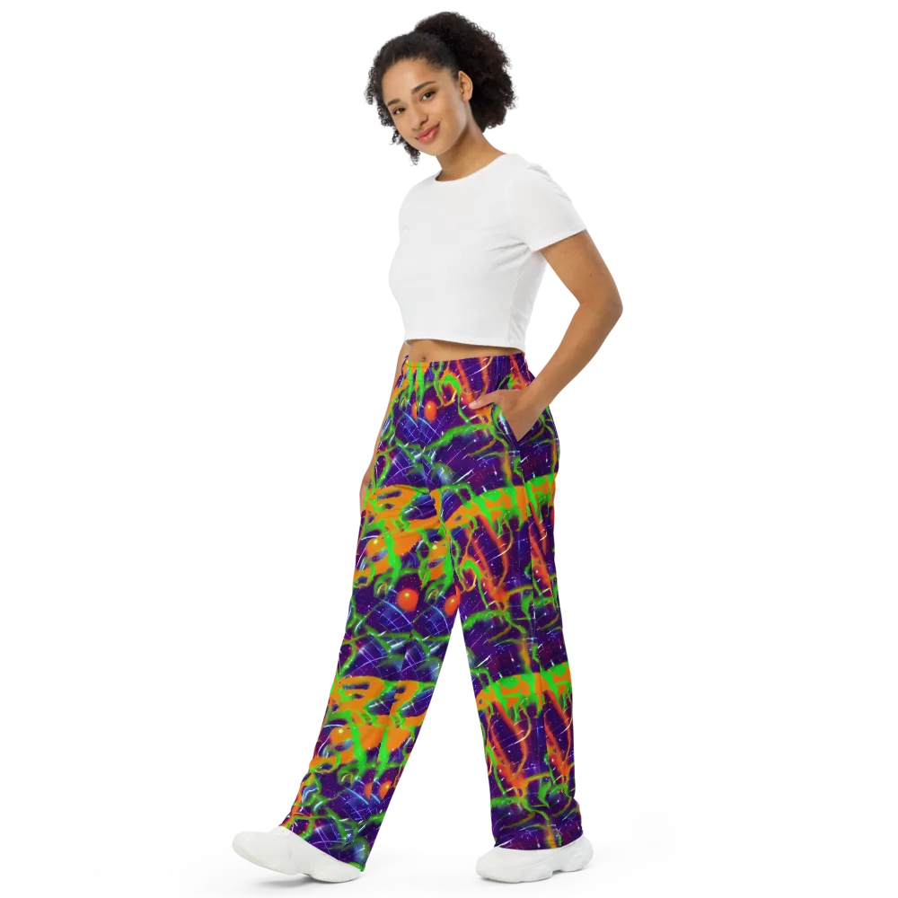 Galactic Acid on Wide-Leg Pants — Left Front