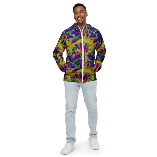 Galactic Acid on a Men's Windbreaker