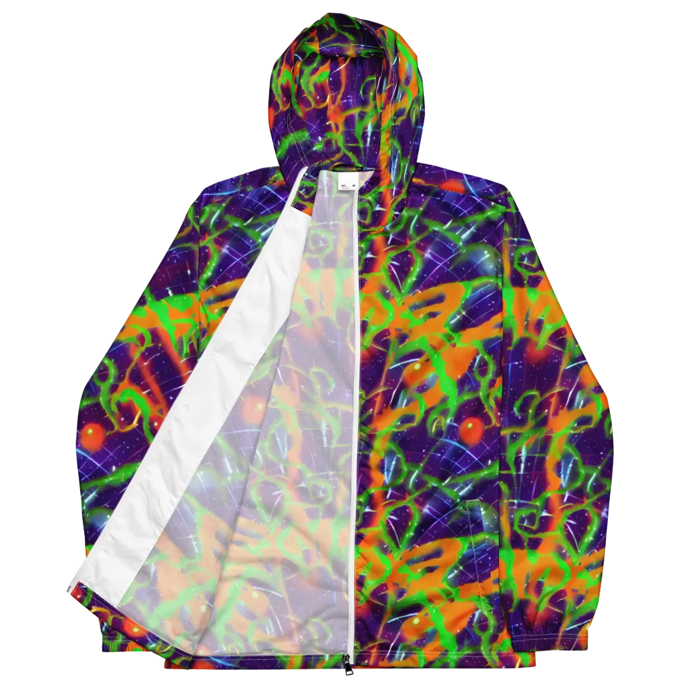 Galactic Acid on Men's Windbreaker — Front