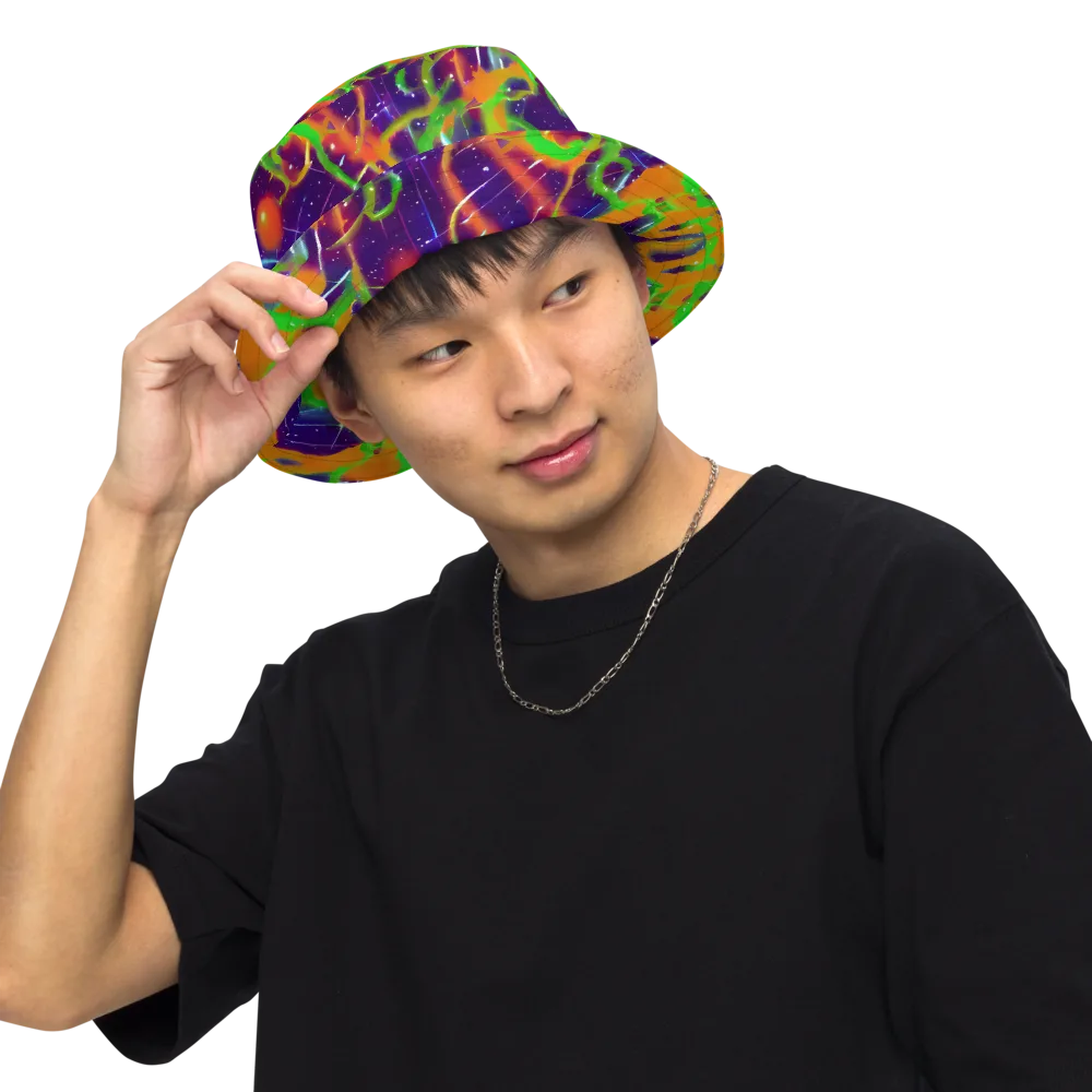 Galactic Acid on Reversible Bucket Hat — Front Inside