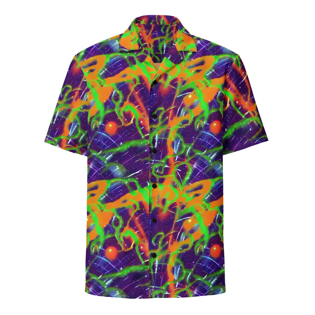 Galactic Acid on Button Shirt — Front