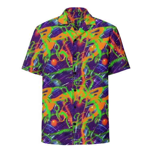 Galactic Acid on a Button Shirt
