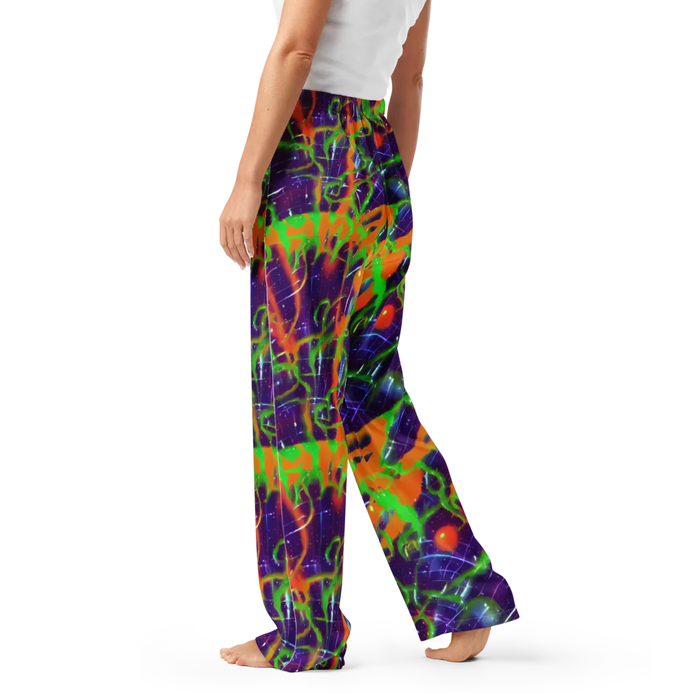 Galactic Acid on Women's Pajama Pants — Left