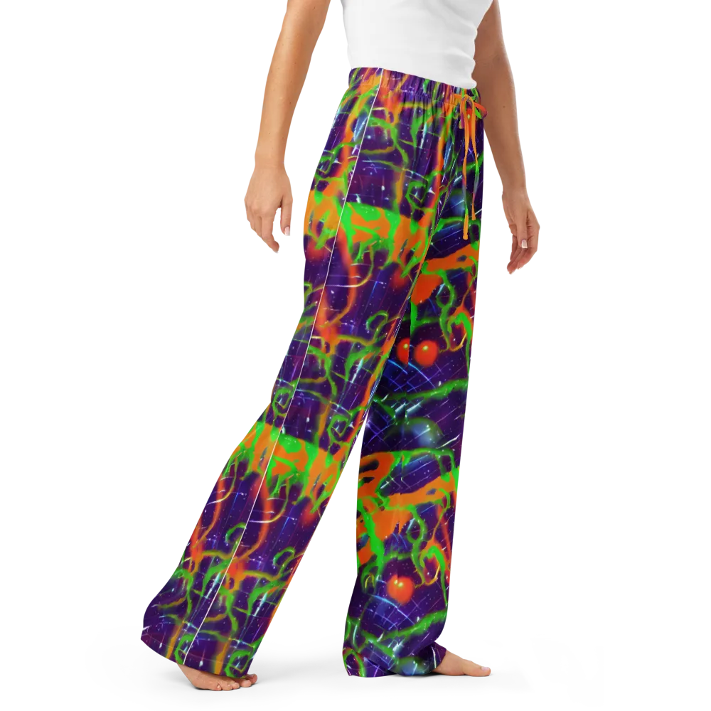Galactic Acid on Women's Pajama Pants — Right Front