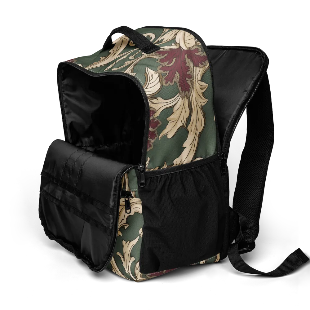 Garnet Scroll on Utility Backpack — Product details 2