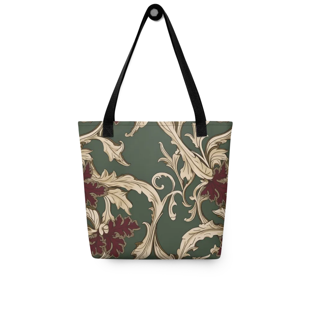 Garnet Scroll on Tote Bag — Front