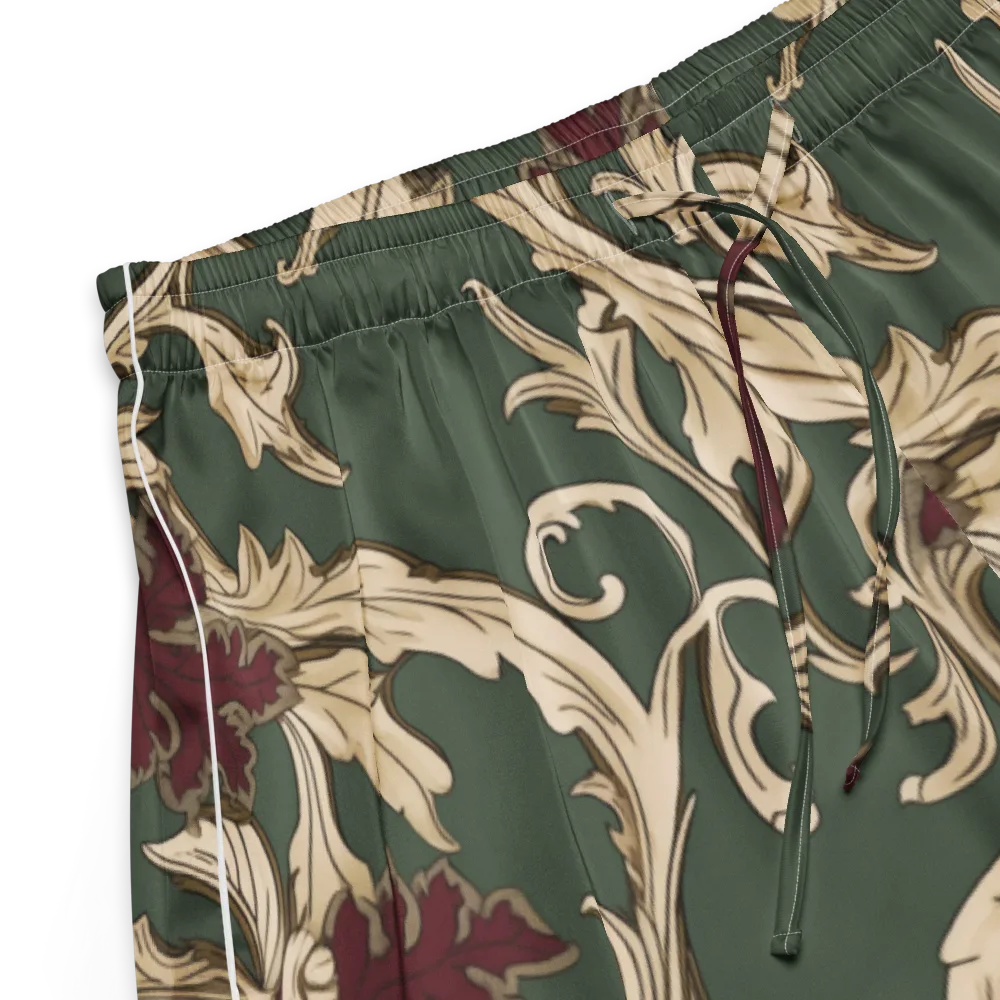 Garnet Scroll on Women's Pajama Shorts — Product details