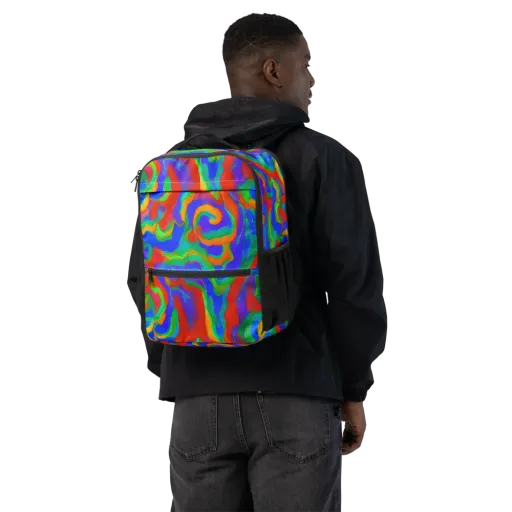 Rainbow Rapture on a Utility Backpack