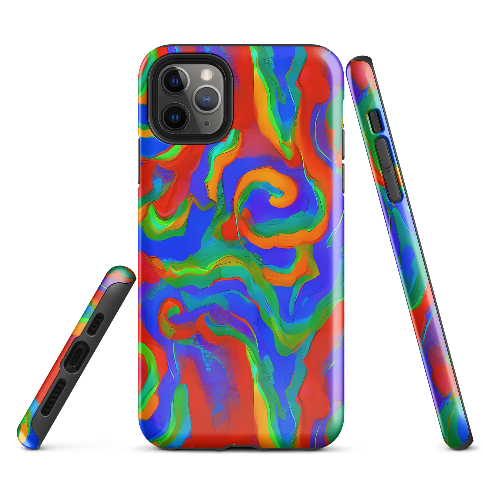 Rainbow Rapture on Tough Case for iPhone® — Front