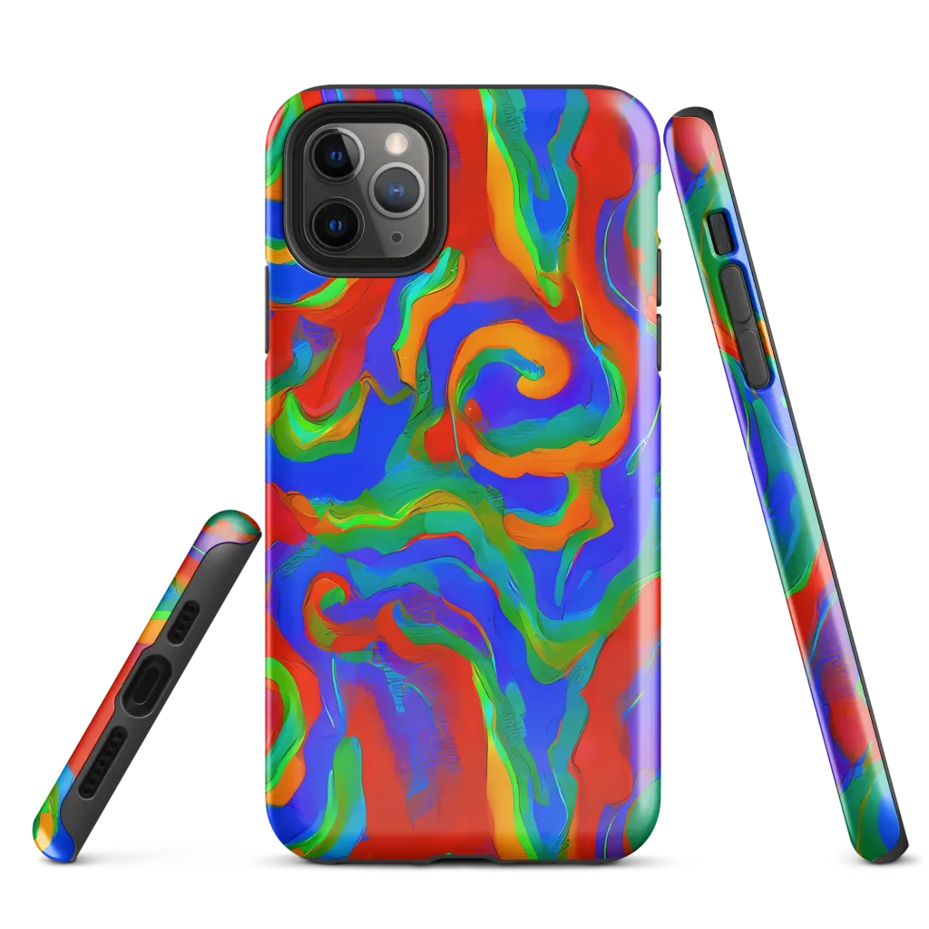 Rainbow Rapture on Tough Case for iPhone® — Front