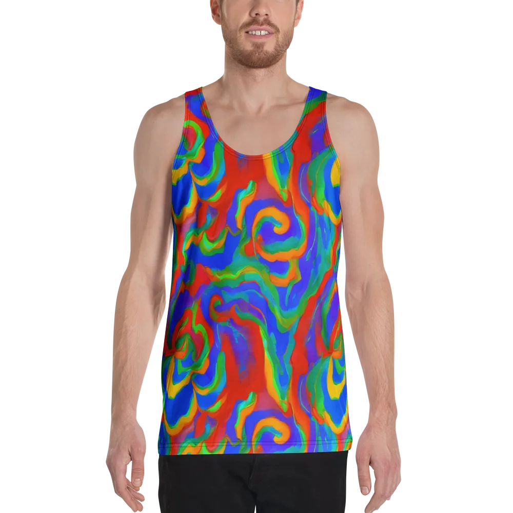 Rainbow Rapture on Men's Tank Top — Front