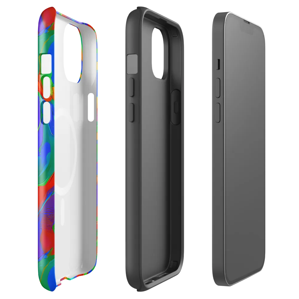 Rainbow Rapture on MagSafe Tough Case for iPhone® — Front