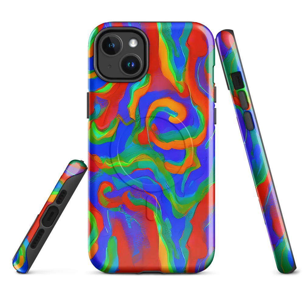 Rainbow Rapture on MagSafe Tough Case for iPhone® — Front