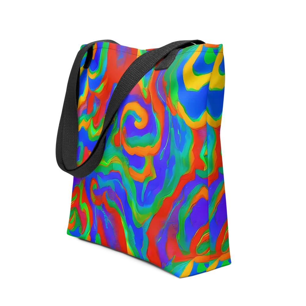 Rainbow Rapture on Tote Bag — Front