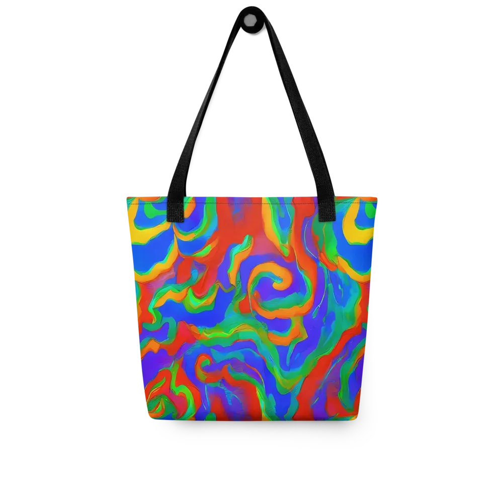 Rainbow Rapture on Tote Bag — Front