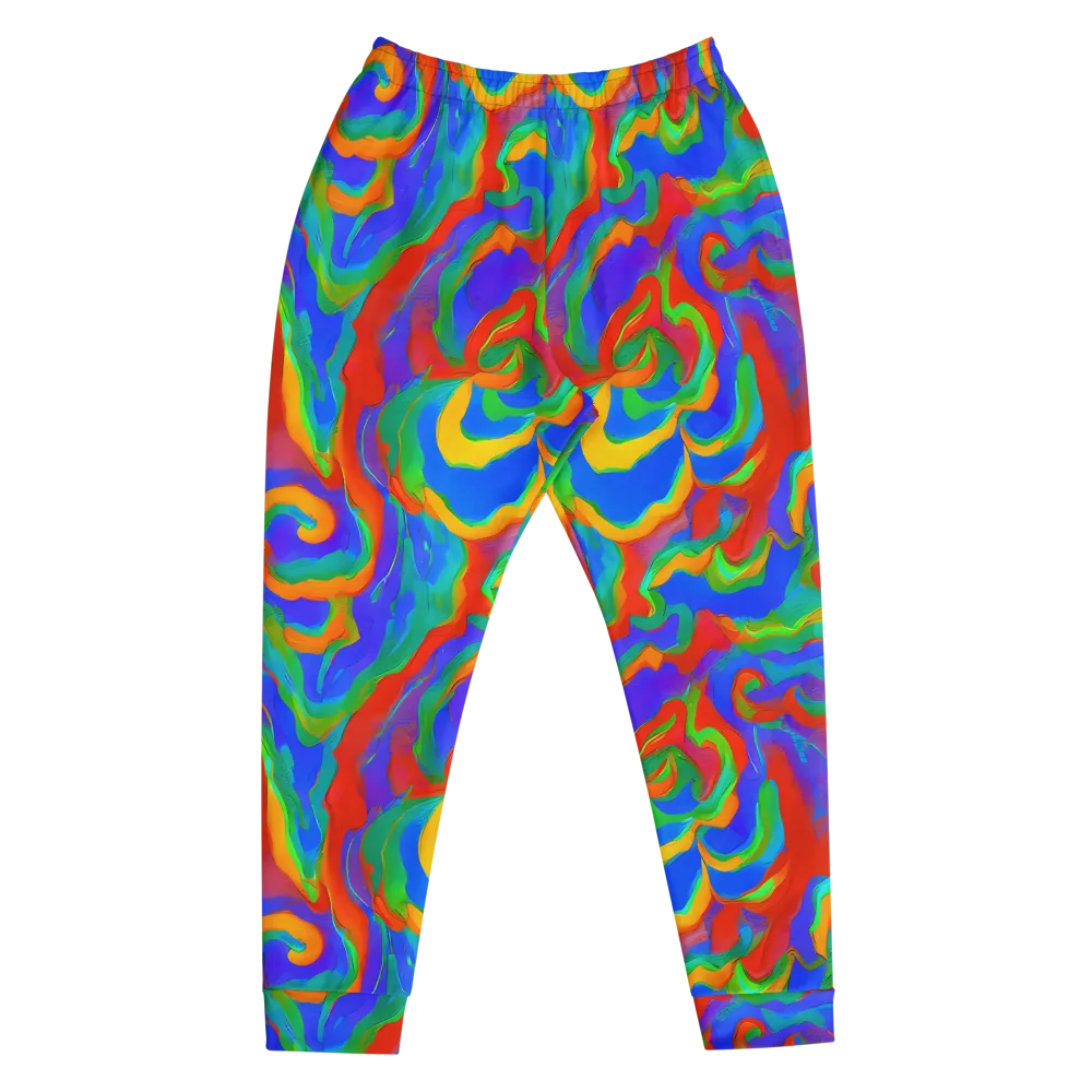 Rainbow Rapture on Men's Joggers — Front