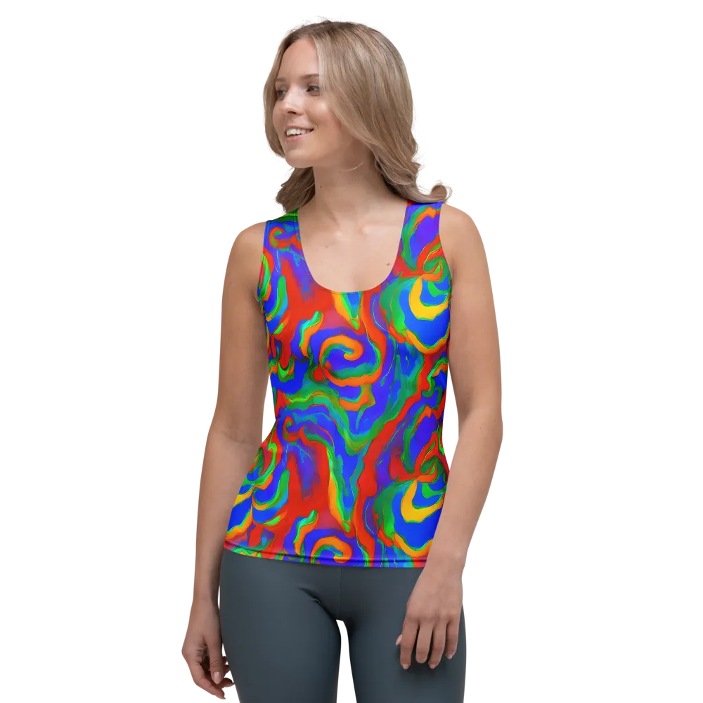 Rainbow Rapture on Women's Tank Top — Front