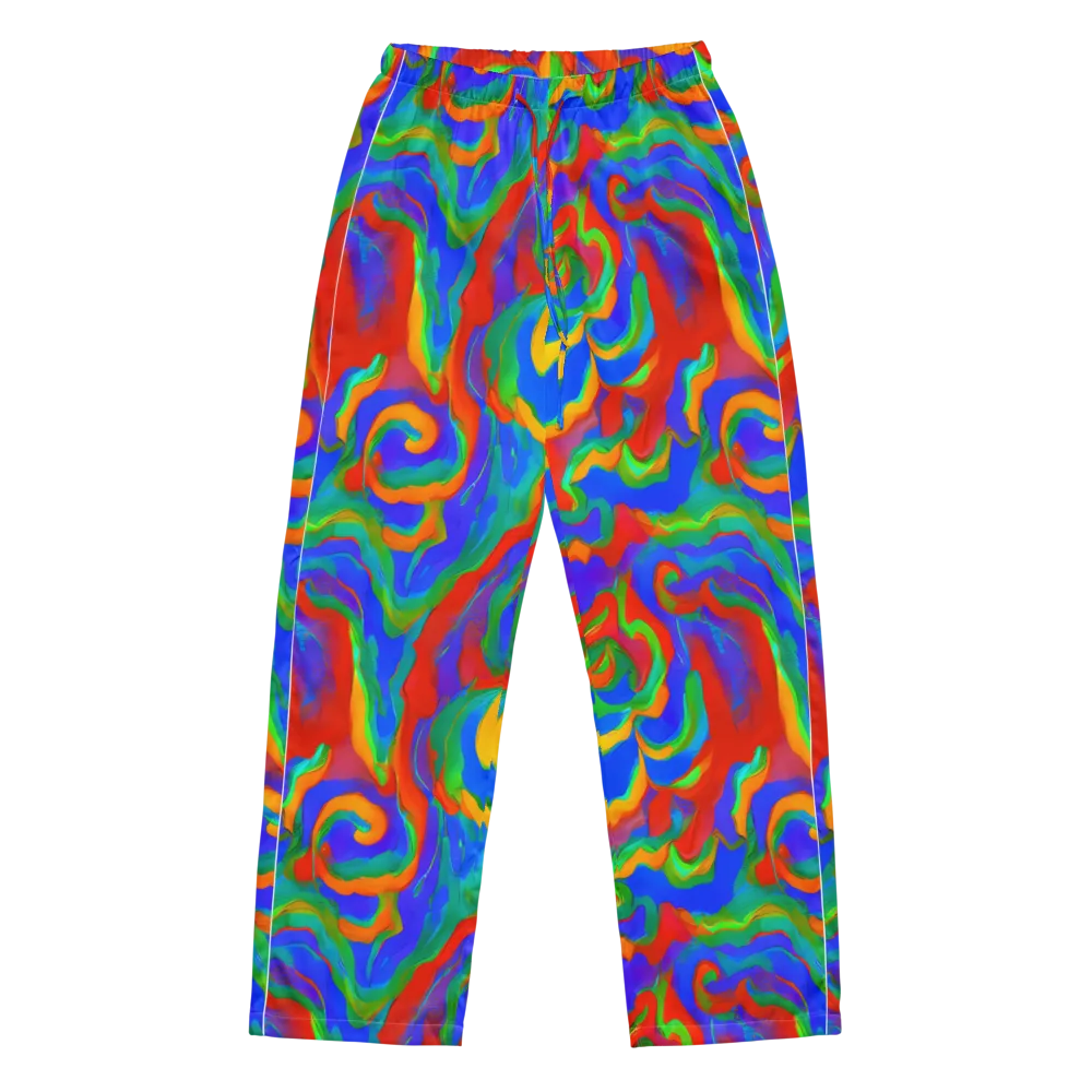Rainbow Rapture on Women's Pajama Pants — Front