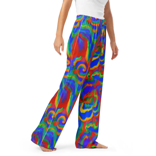 Rainbow Rapture on a Women's Pajama Pants