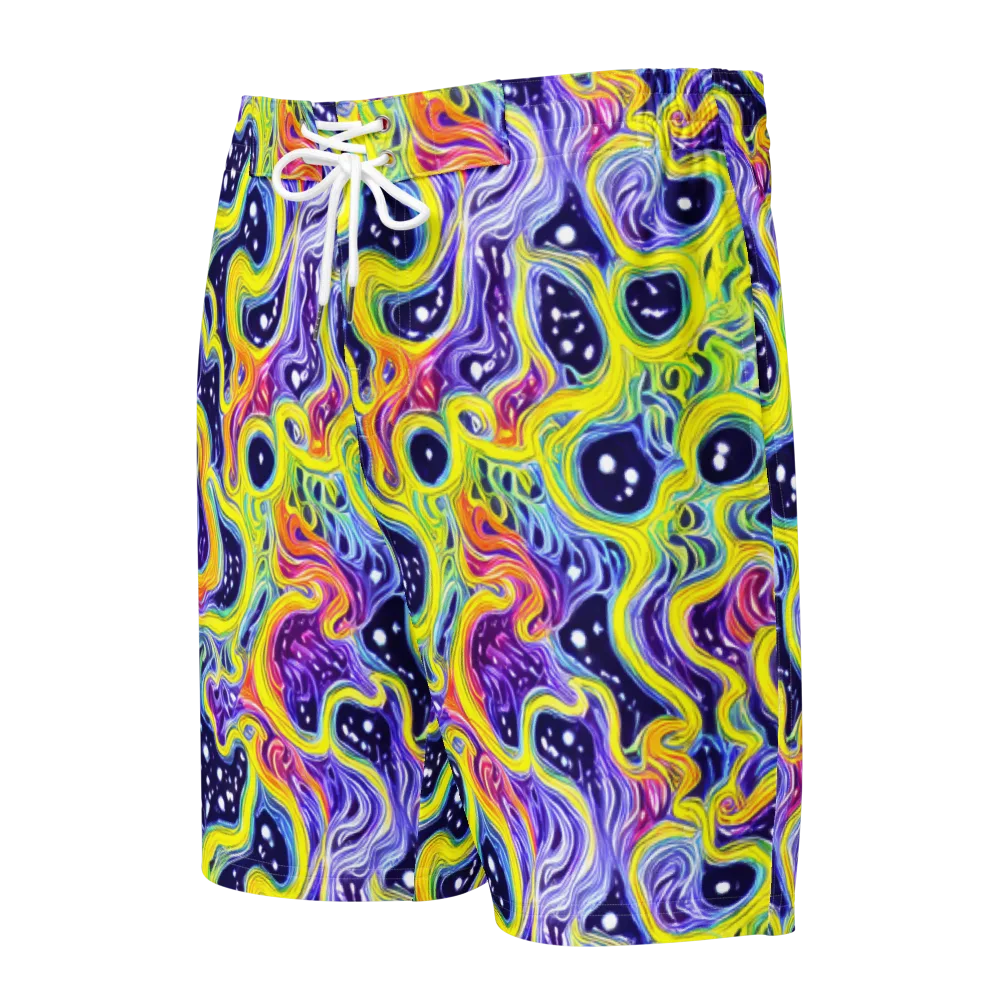 Prismatic Whirlpool on Men's Board Shorts — Front