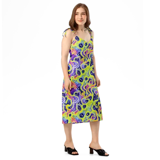 Prismatic Whirlpool on a Slip Dress
