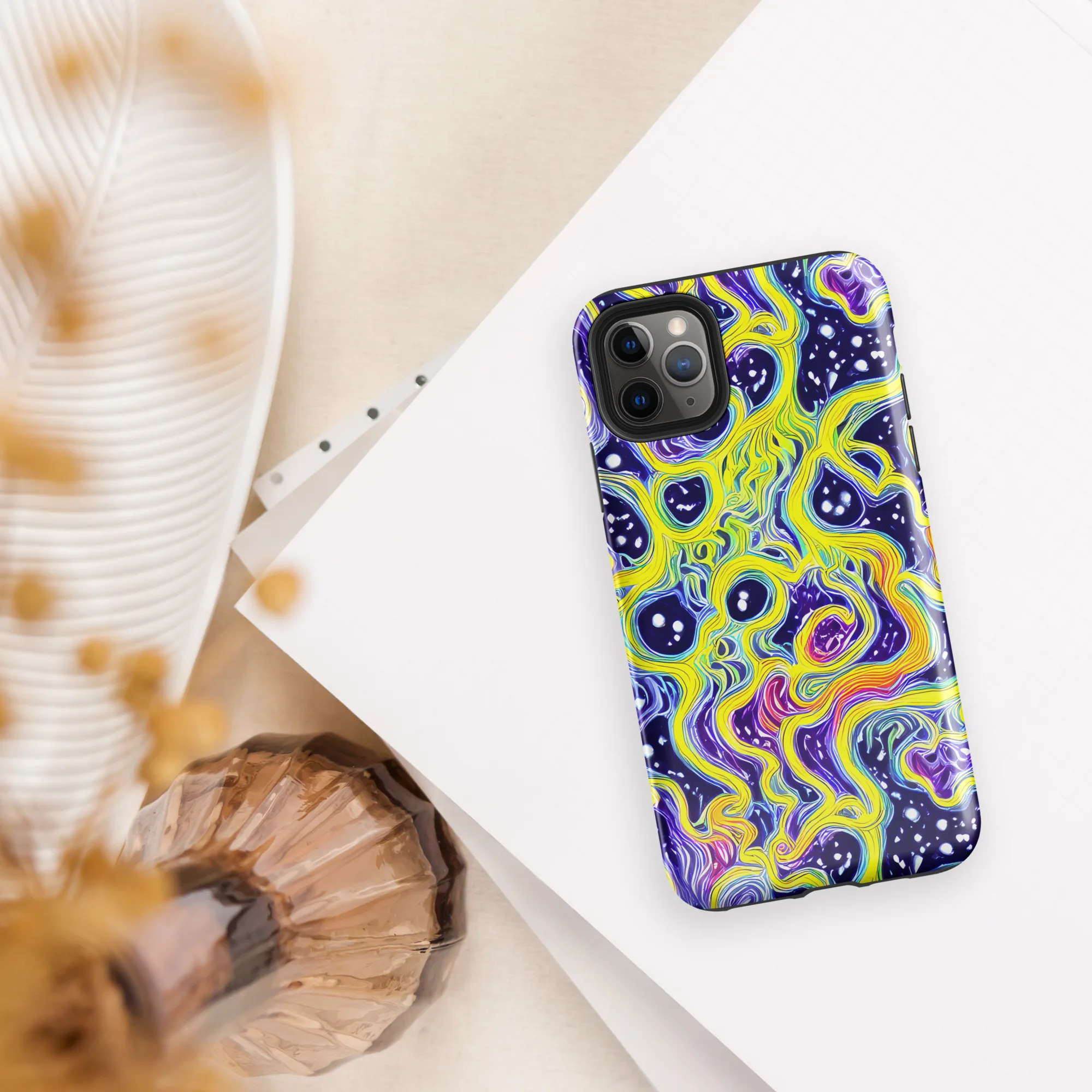 Prismatic Whirlpool on Tough Case for iPhone® — Front
