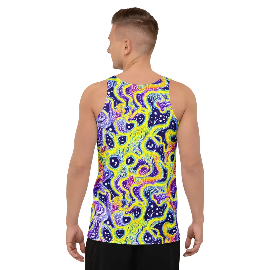 Prismatic Whirlpool on Men's Tank Top — Back