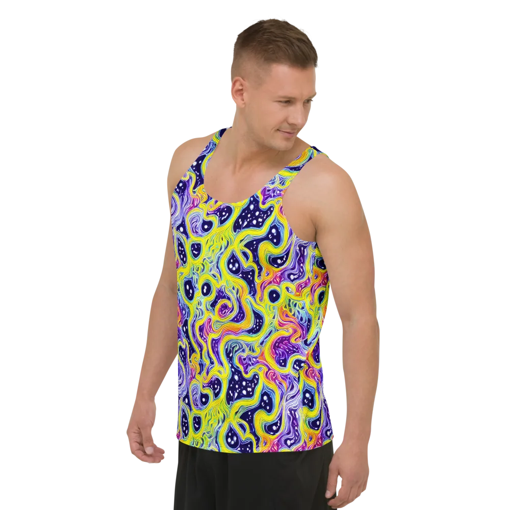 Prismatic Whirlpool on Men's Tank Top — Left Front