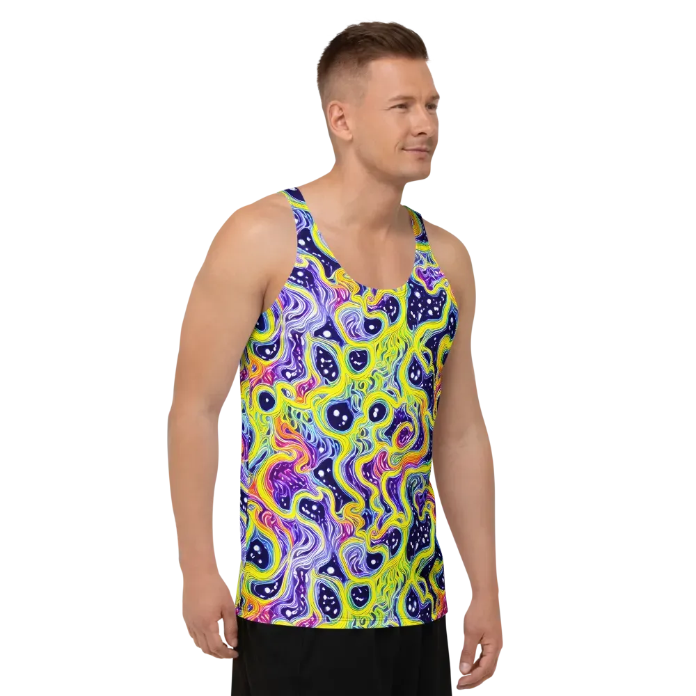 Prismatic Whirlpool on Men's Tank Top — Right Front