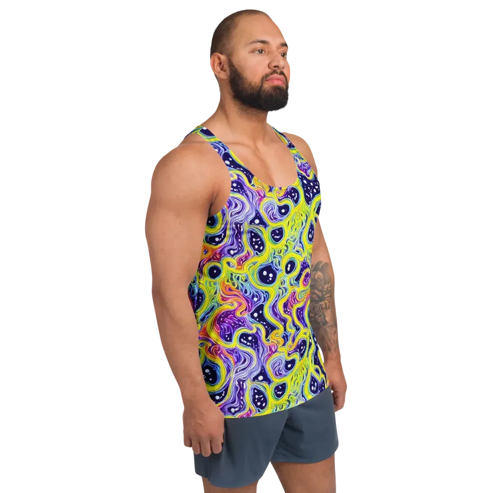 Prismatic Whirlpool on Men's Tank Top — Right Front