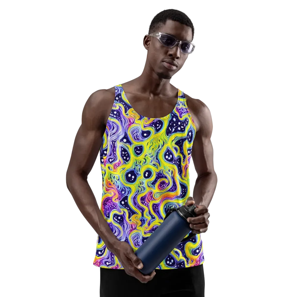 Prismatic Whirlpool on Men's Tank Top — Front