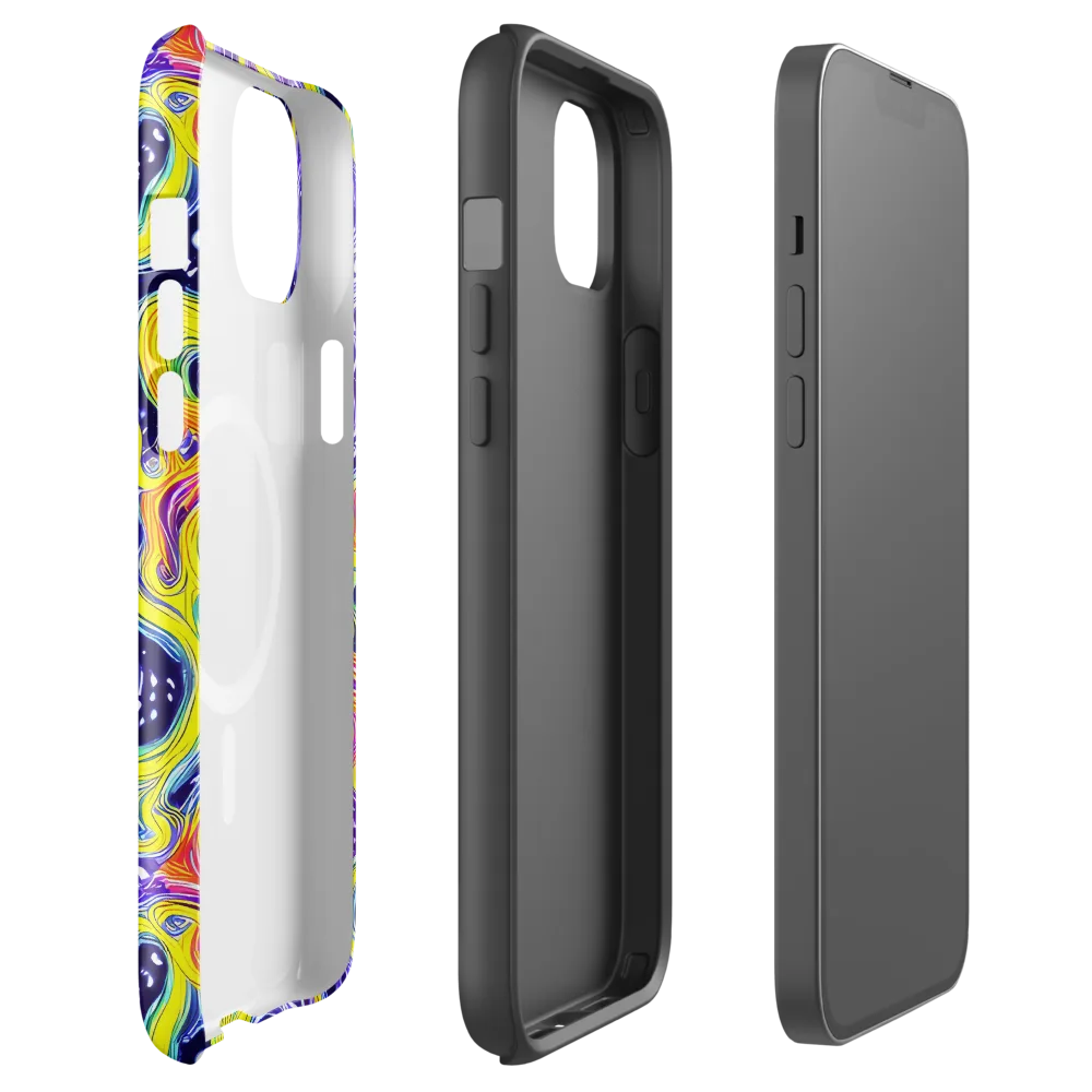 Prismatic Whirlpool on MagSafe Tough Case for iPhone® — Front